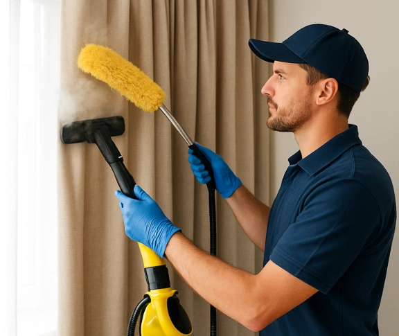 Emergency same-day curtain stain removal belivah Matty Curtain Cleaning